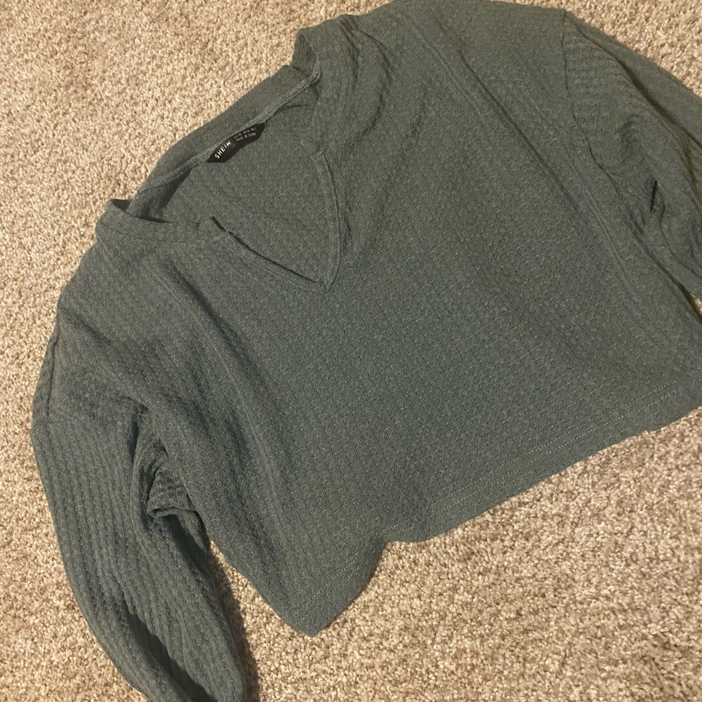 Long sleeve crop